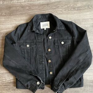 Zara Authentic Black Denim Jacket